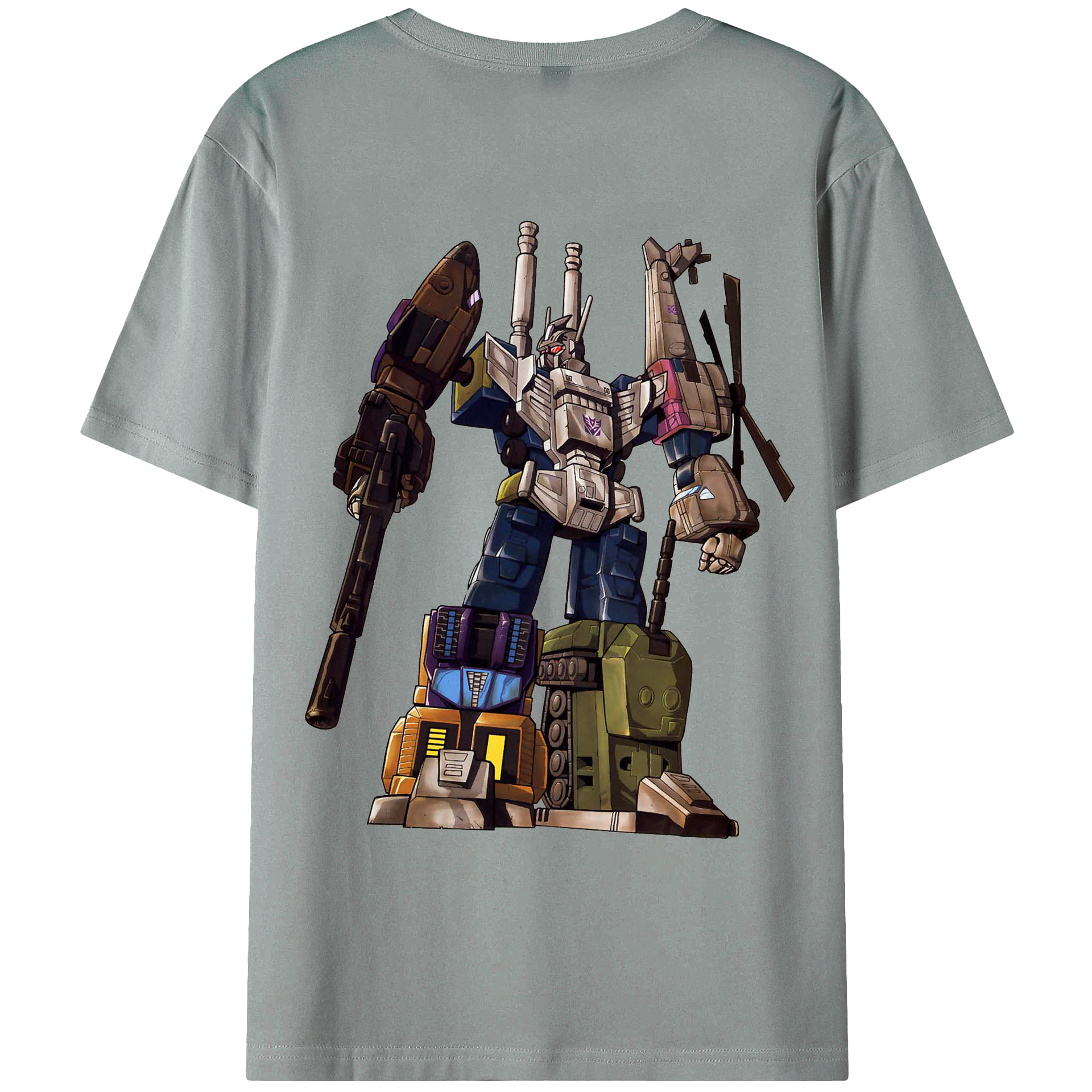 （画像用）  綿100％ メンズ半袖Tシャツ（バックプリント） 通気性